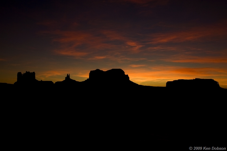 Monument Pass Sunset