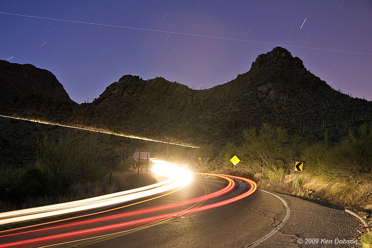 Gates Pass Star Trails