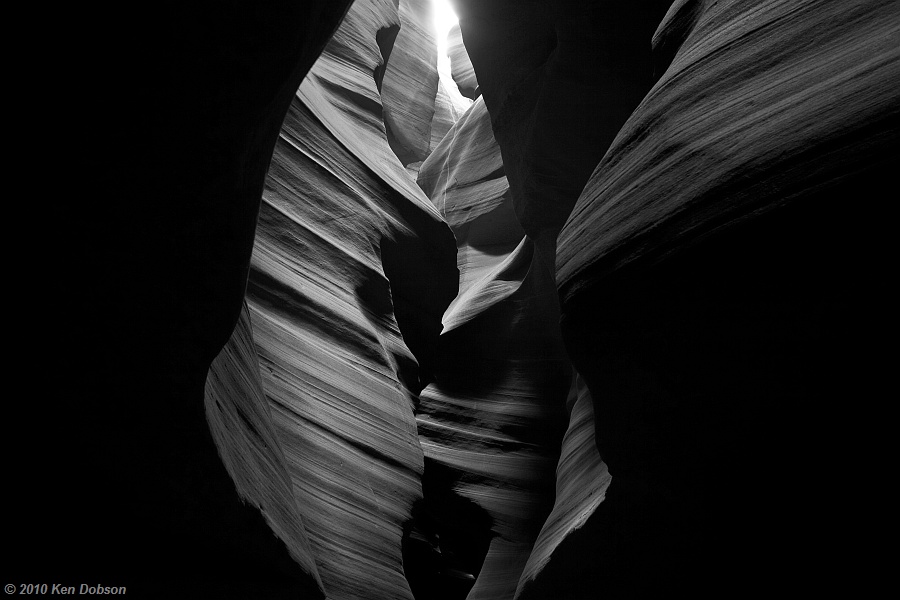 Antelope Canyon #8 (B&W version)