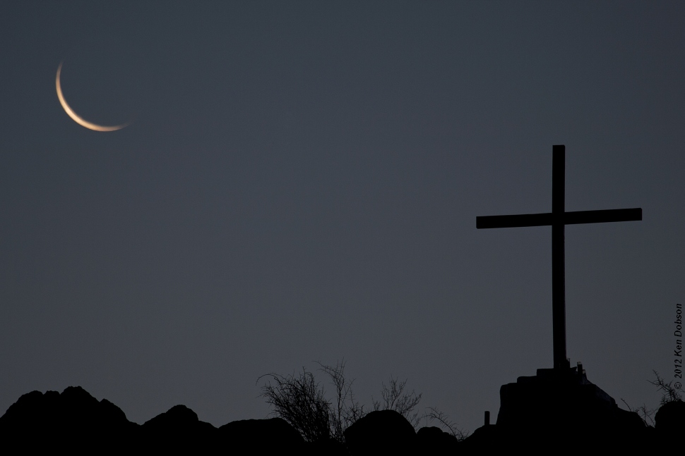 Cross and Moon