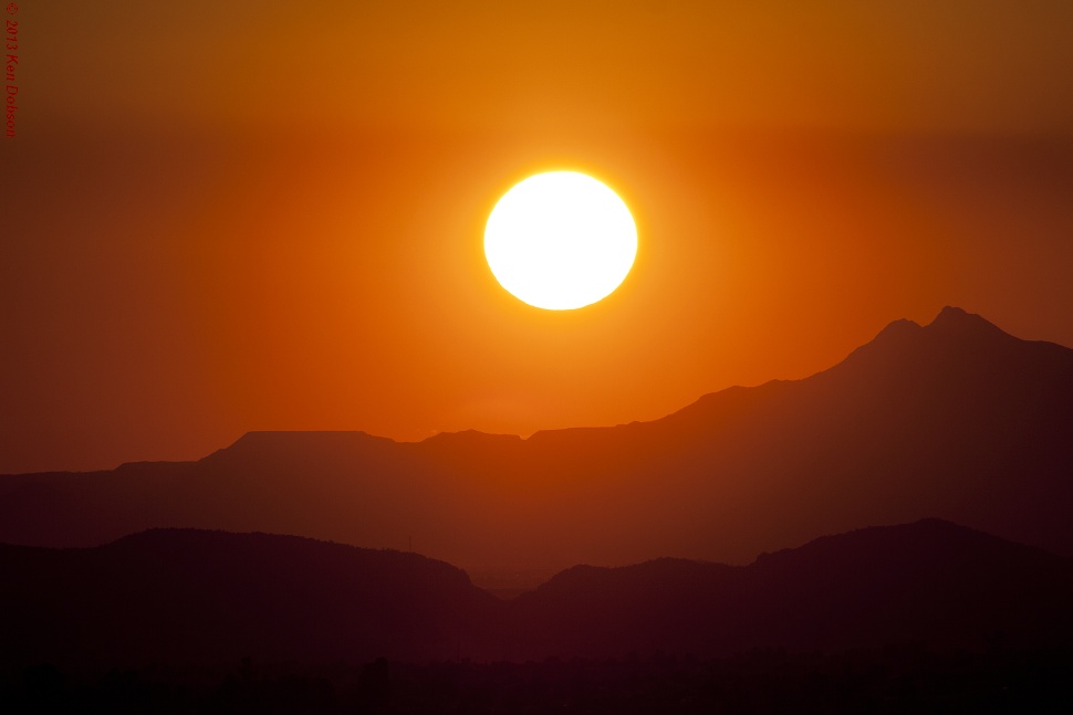 Tucson Mountain Sunset (2 of 2)