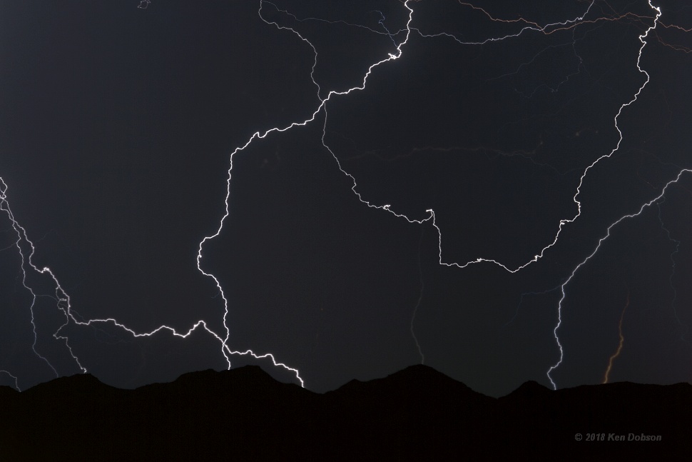 Storm over the Tortolita Mountains