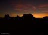 Monument Pass Sunset Panorama