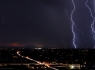 Lightning at Sunset